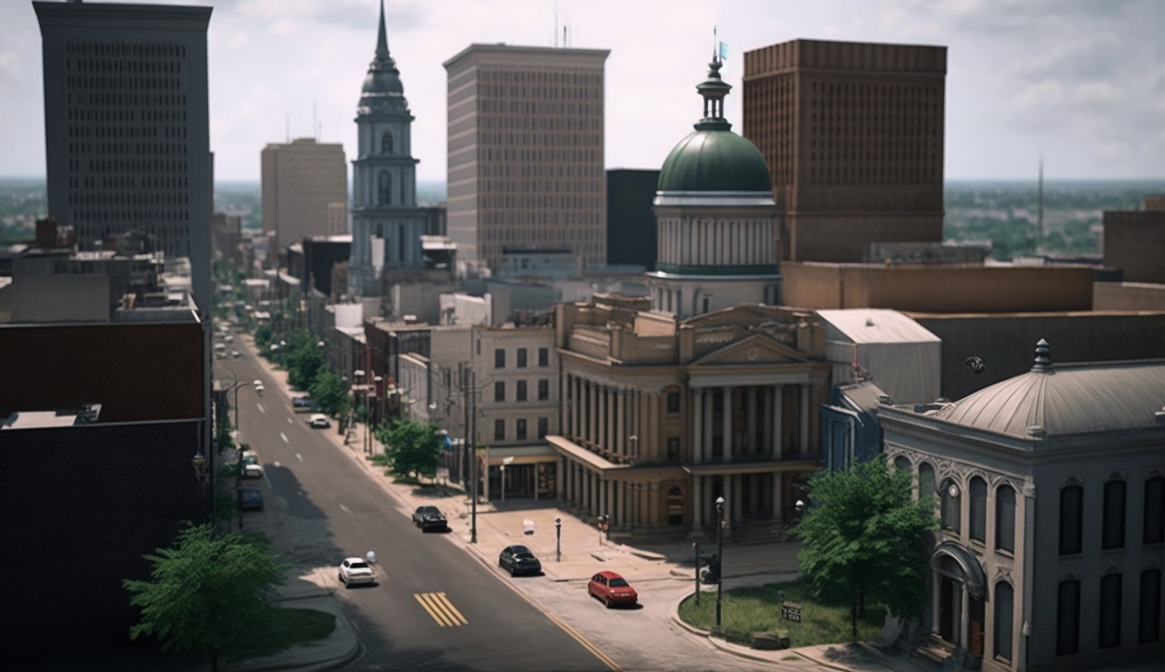 Illustration en image de la ville de Dayton