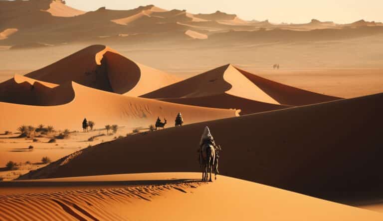 Illustration en image du désert de Sahara
