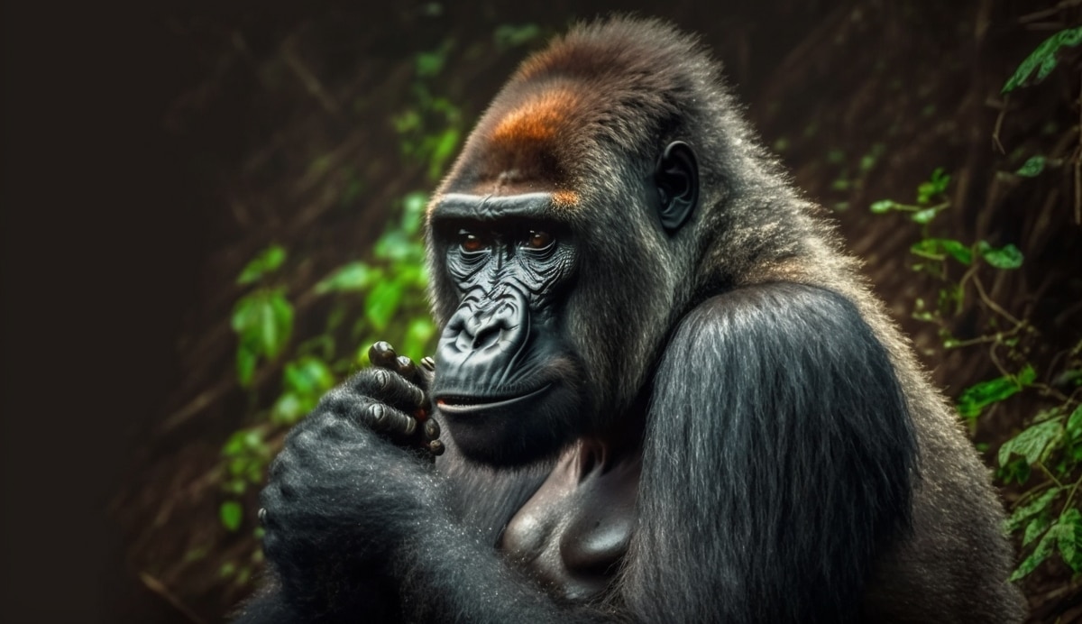 Illustration en image d'un gorille