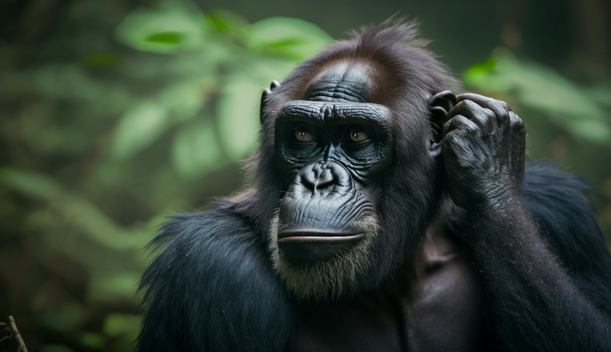 Illustration en image d'un gorille