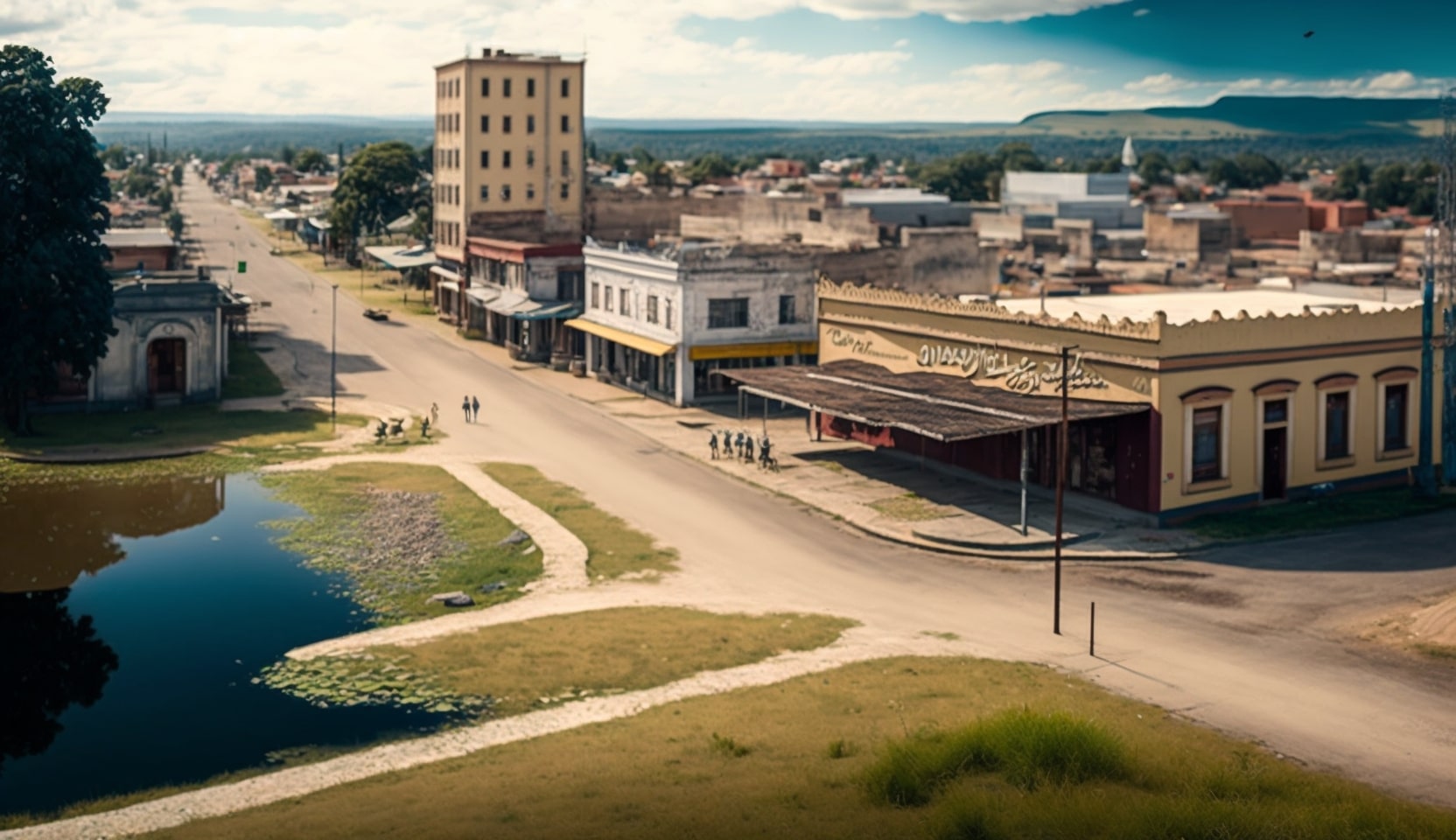 Illustration en image d'un coin de logement à Huambo