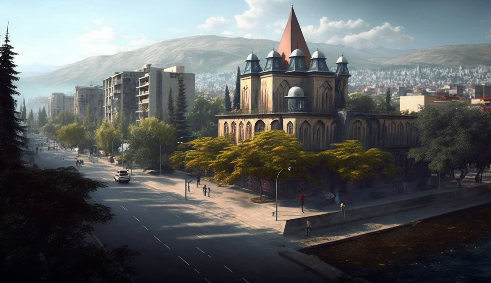 Illustration en image de la ville de Kahramanmaras