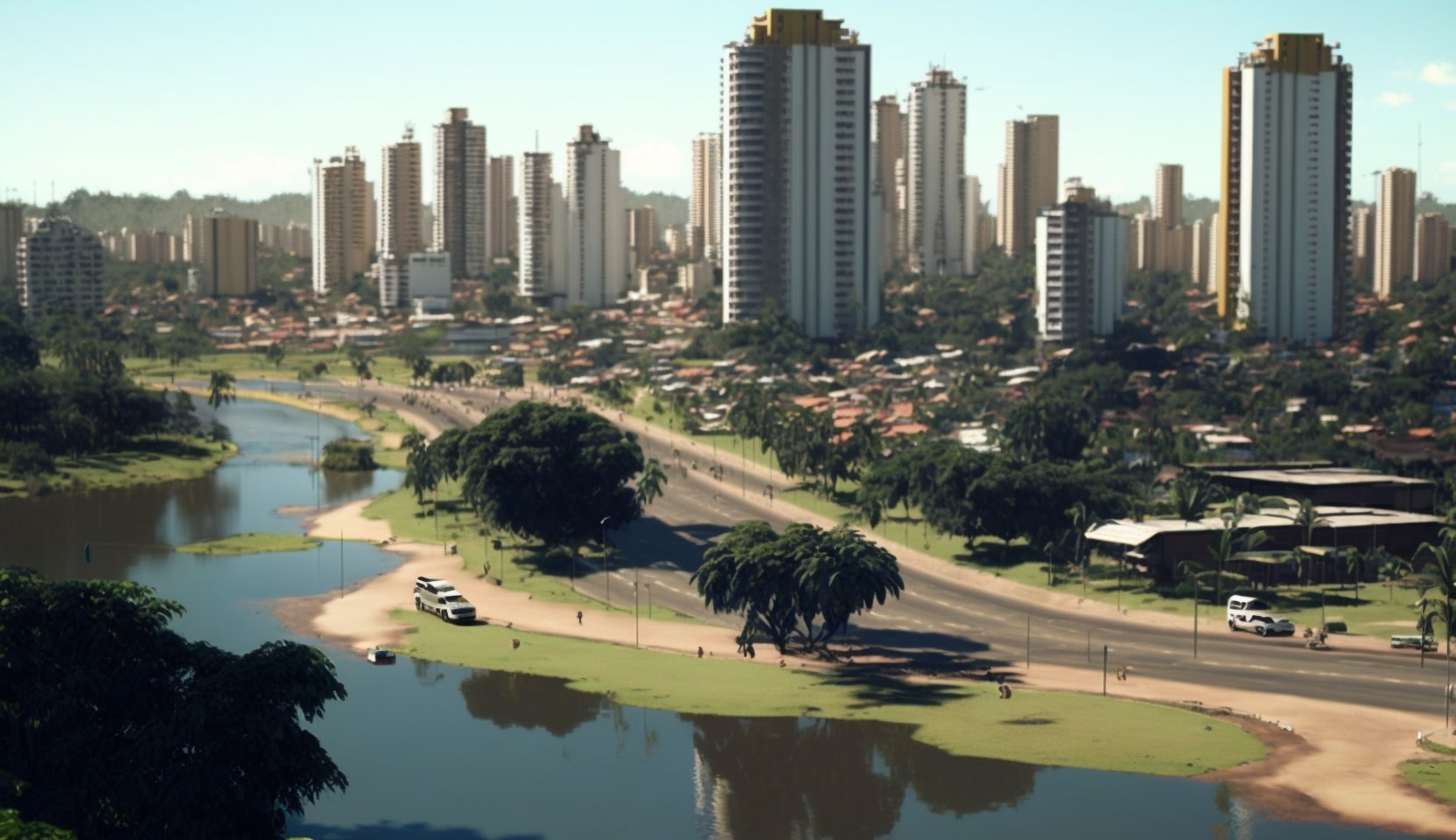 Illustration en image de la ville de Londrina
