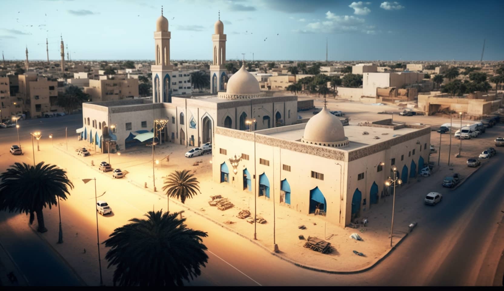 Illustration en image d'un coin dans le centre-ville de Nouakchott