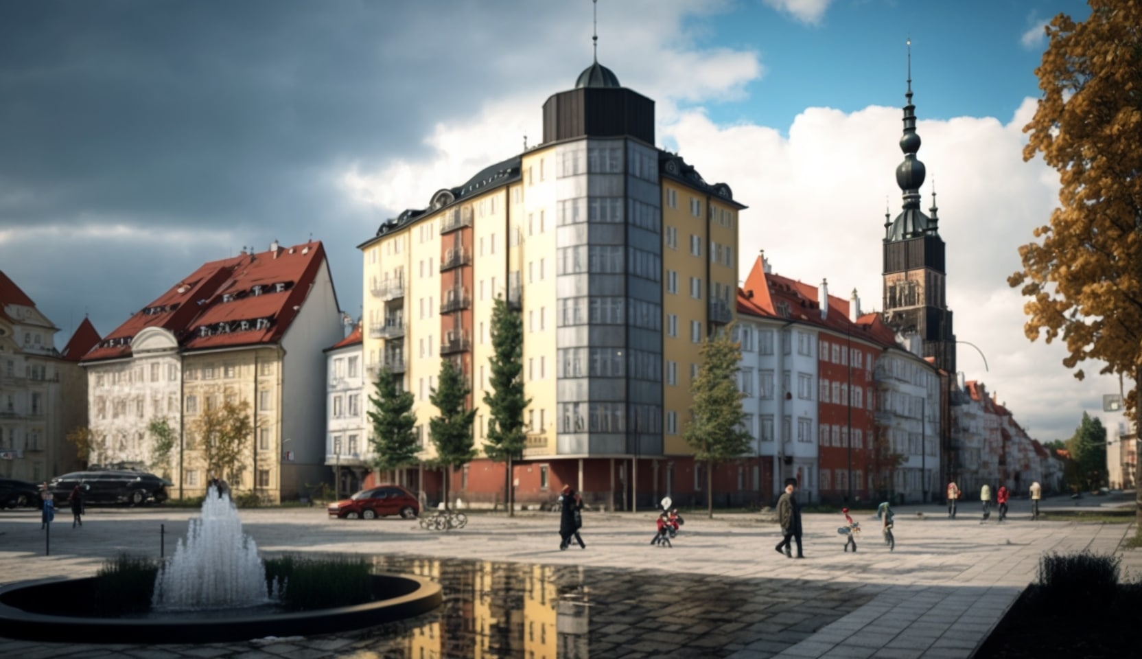 Illustration en image de la ville de Ostrava