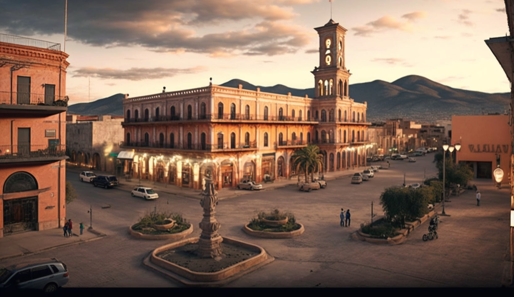 Illustration en image de la ville de Saltillo