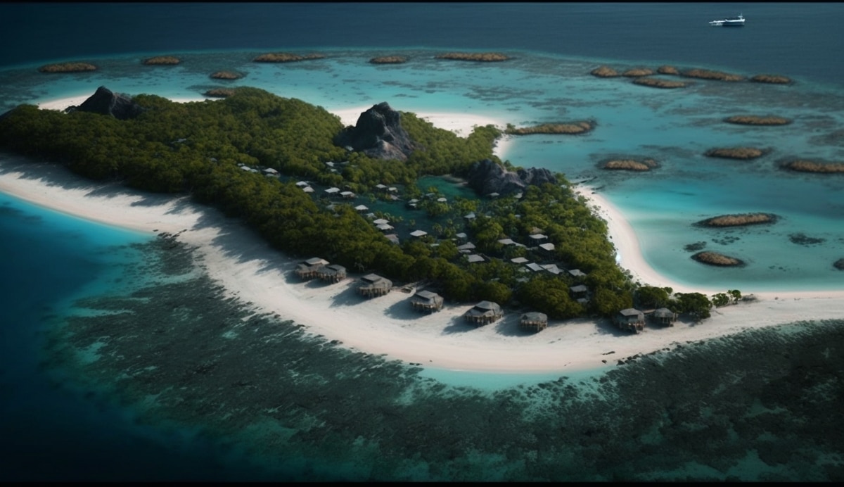 illustration en image des îles Paracels