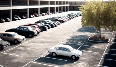 Illustration en image d'un parking à Avignon