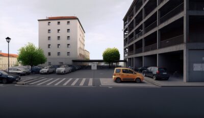 Illustration en image d'un parking