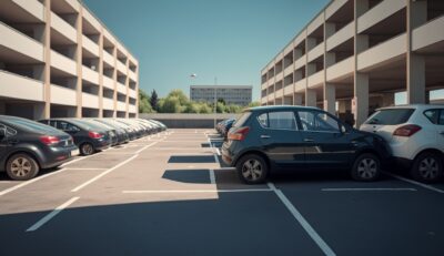 Illustration en image d'un parking à Dijon