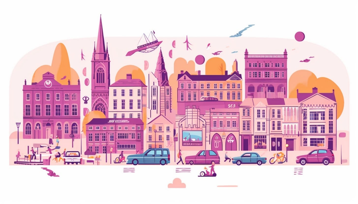 Illustration en image d'une place de parking à La Rochelle