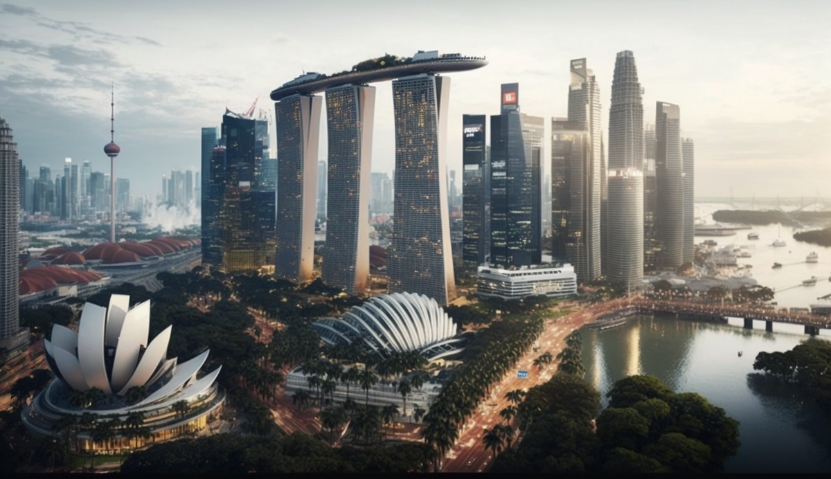 Illustration en image de Singapour
