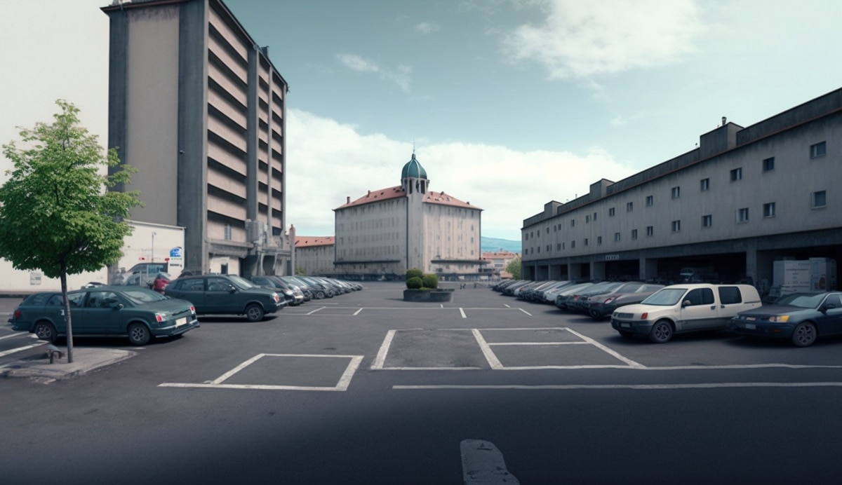 Illustration en image d'un parking