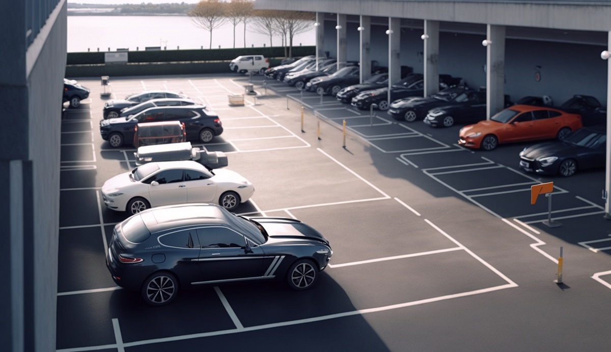 Illustration en image d'un parking