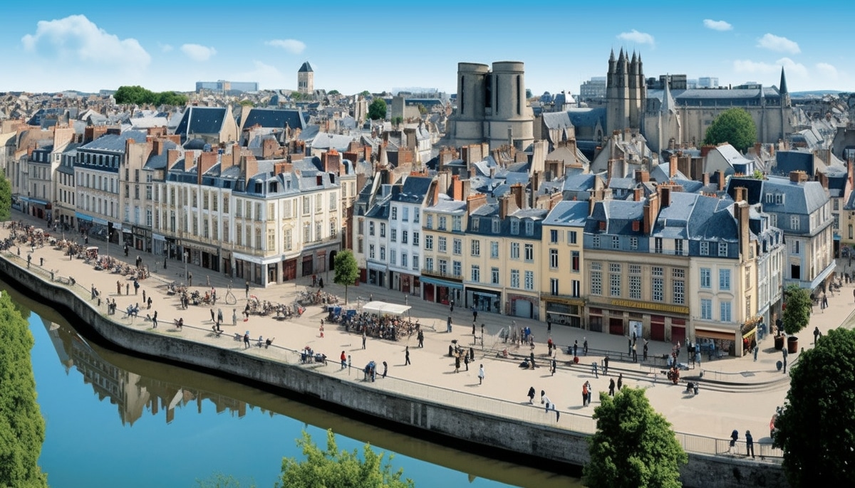 Illustration en image de Nantes