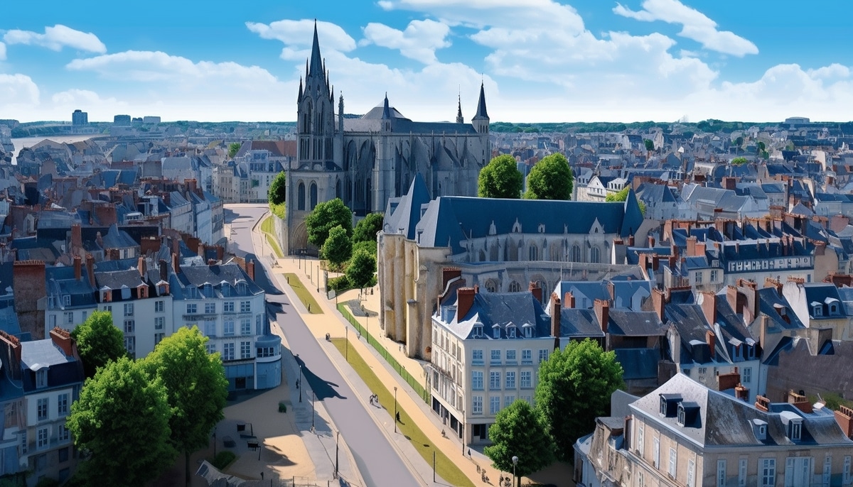 Illustration en image de Nantes