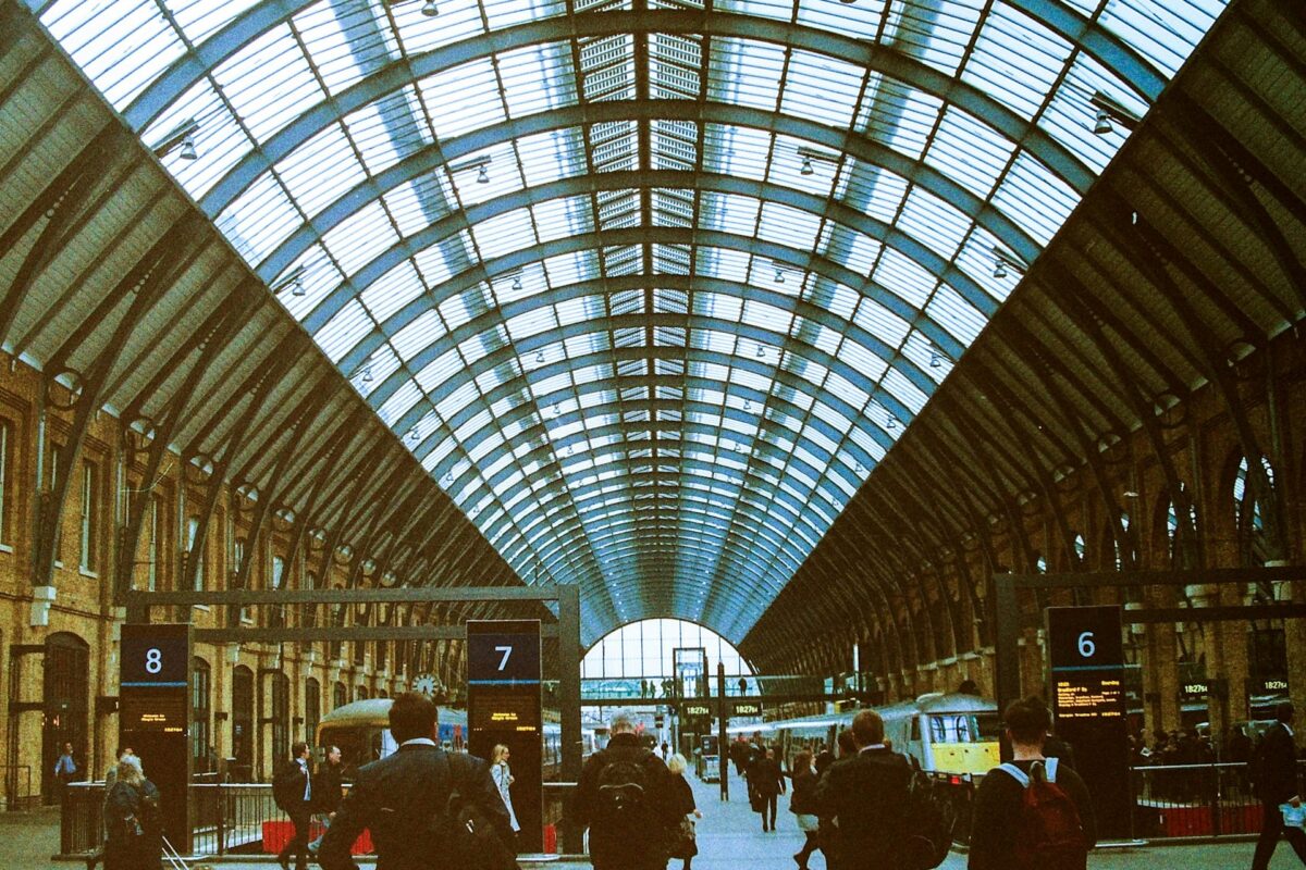 Gare de King's cross à Londres