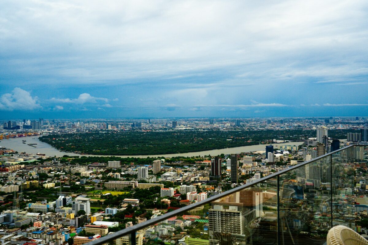 Le cœur de Bangkok vu du ciel