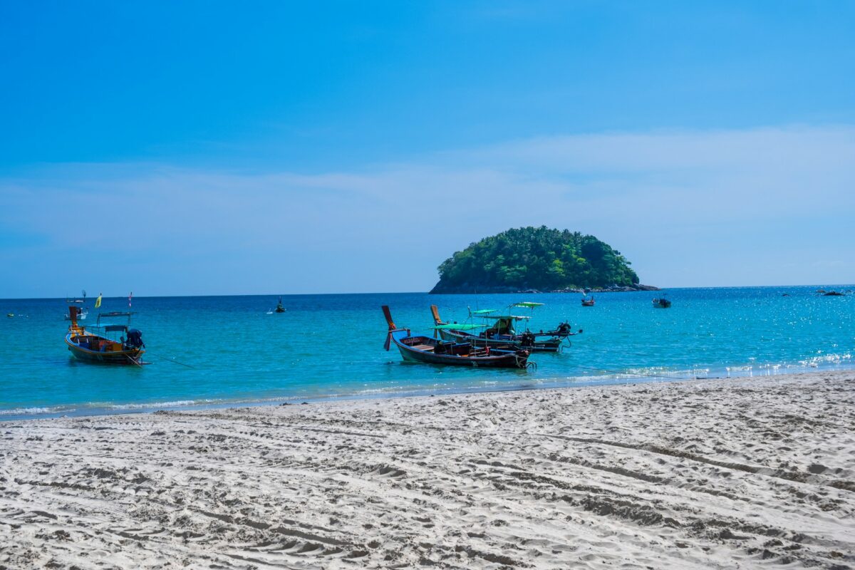 Vue sur la plage de Phuket